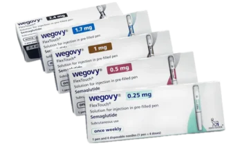 Wegovy FlexTouch pre-filled pen for weight loss injection