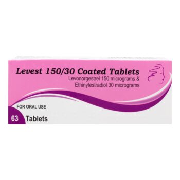 Box of Levest Tablets used for daily hormonal contraception