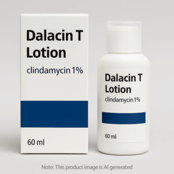 Box of Dalacin T Lotion used for acne treatment