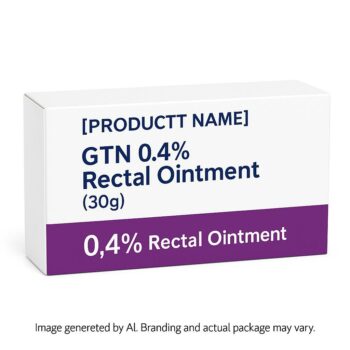 GTN 0.4% Rectal Ointment Packaging